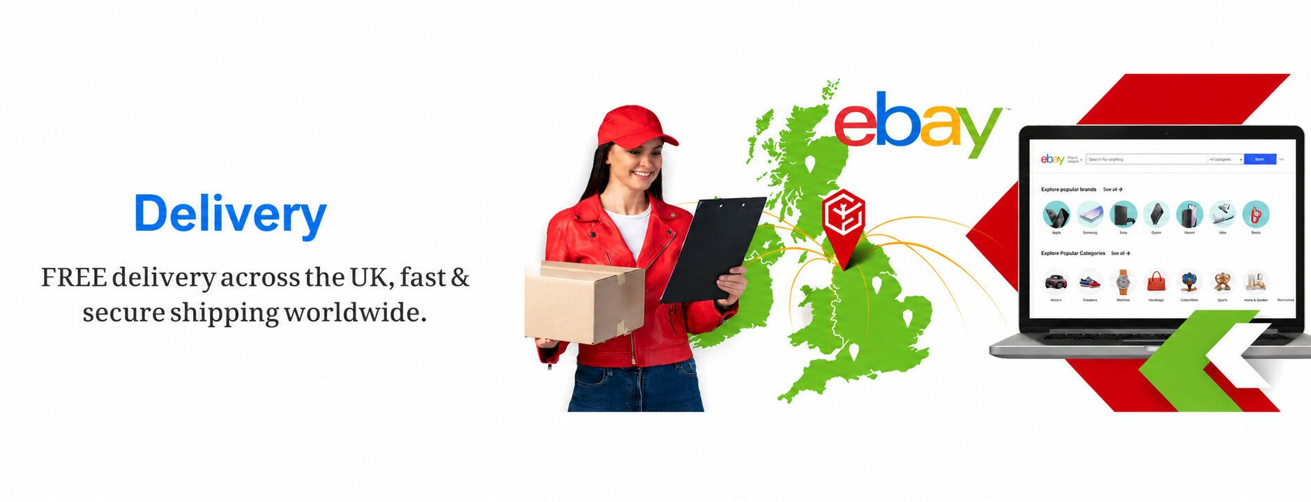 Free UK delivery and worldwide shipping